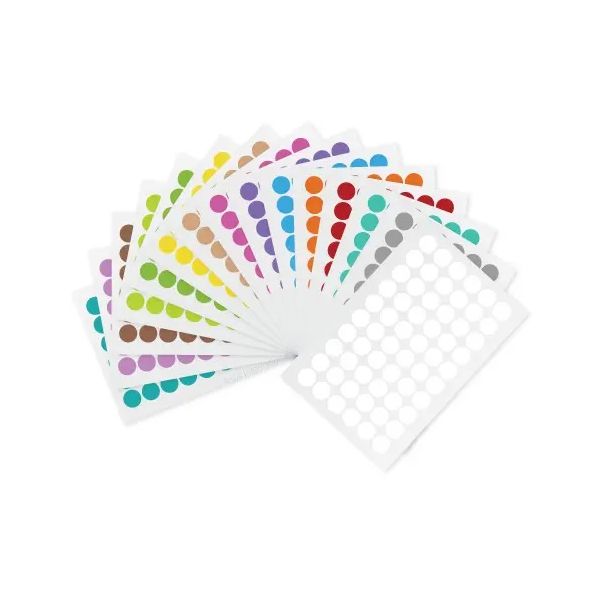 LabTags™ Color Dots 11 mm Microtube Labels