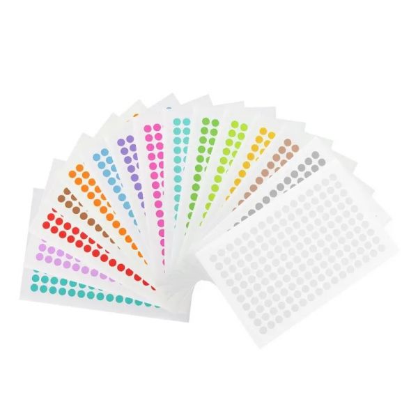 LabTags™ Color Dots 7 mm Microtube Labels