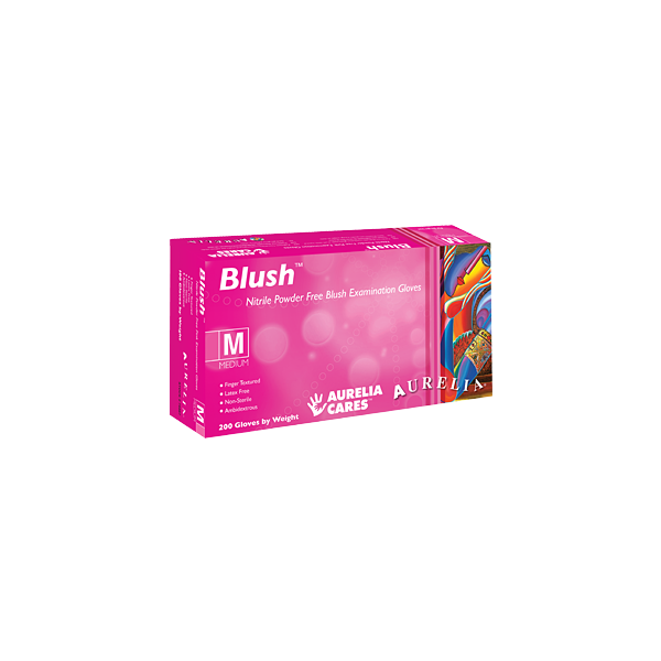 AURELIA™ Blush™ Pink Nitrile Gloves